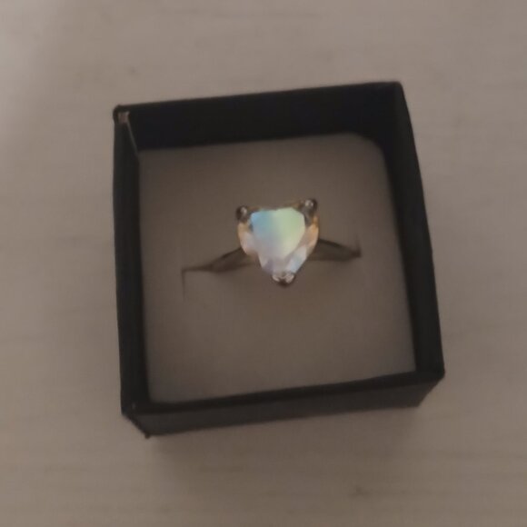 Gemstone Heart Ring (Size 5) - Picture 3 of 3